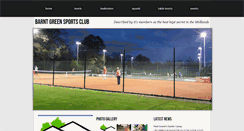 Desktop Screenshot of barntgreensportsclub.co.uk