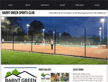 Tablet Screenshot of barntgreensportsclub.co.uk